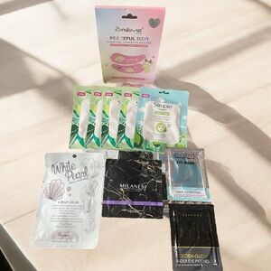 NEW! 10-piece The Creme Shop/Simple/Milansi Mask Bundle